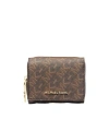 Michael Michael Kors Empire Signature Logo Tri-fold Wallet In Brown