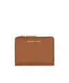 Michael Michael Kors Leather Wallet In Brown