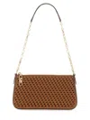 Michael Michael Kors Empire With Logo Pouch In Brown