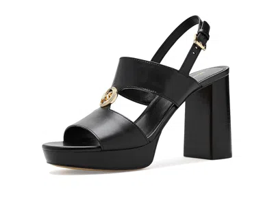 Michael Michael Kors Erin Platform Sandals In Black