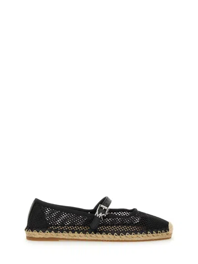 Michael Michael Kors Espadrille Ballet "lynn" In Black