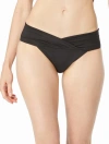 Michael Michael Kors Euro Gathered Bikini Bottom In Black