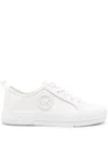 Michael Michael Kors Evy Canvas Sneakers In White