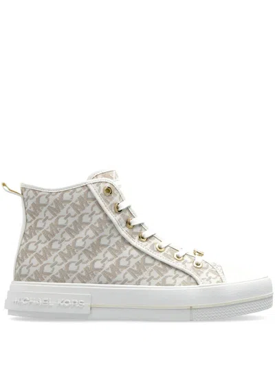 Michael Michael Kors Evy Sneakers In Neutrals