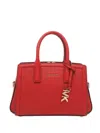 Michael Michael Kors Extra-small Laila Logo-charm Tote Bag In Red