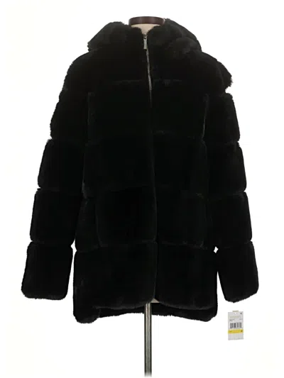 Michael Michael Kors Faux Fur Jacket In Black