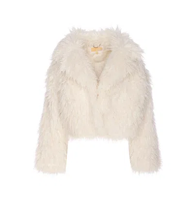 MICHAEL MICHAEL KORS FAUX FUR JACKET