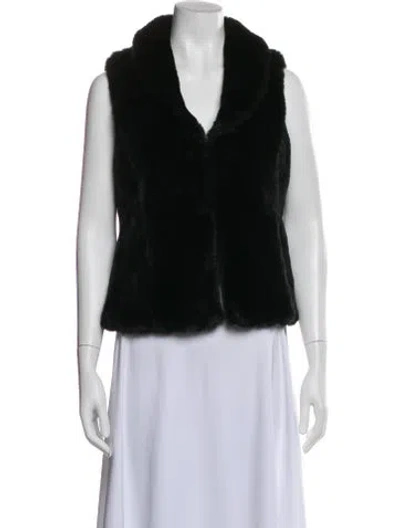Pre-owned Michael Michael Kors Faux Fur Vest In Multi