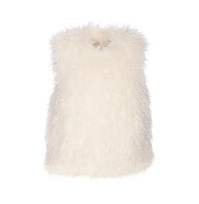 MICHAEL MICHAEL KORS FAUX FUR VEST