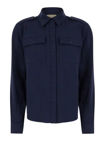 MICHAEL MICHAEL KORS FITTED ARMY SHIRT