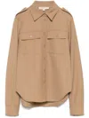 Michael Michael Kors Fitted Shirt In Neutrals