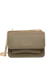 Michael Michael Kors Flap-front Chain-strap Bag In Green