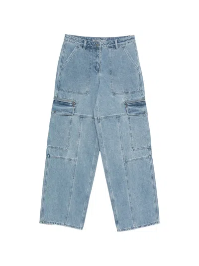 Michael Michael Kors Flap-pocket Jeans In Blue