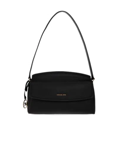 Michael Michael Kors Landry Leather Shoulder Bag In Orange