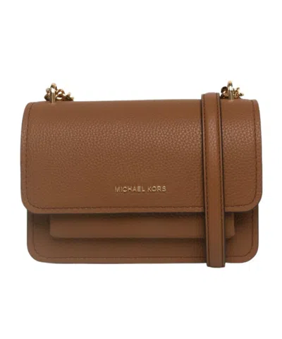 Michael Michael Kors Flap Shoulder Bag In Brown