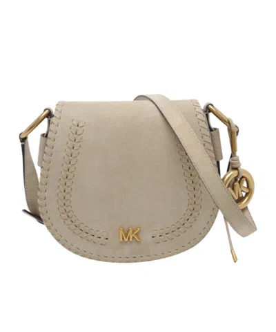 Michael Michael Kors Flap Shoulder Bag In Neutral