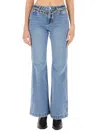 Michael Michael Kors Straight Leg Regular Fit Jeans In Azure