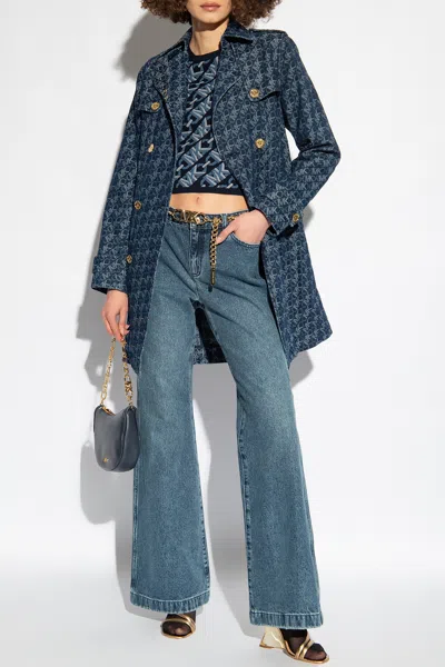 Michael Michael Kors Flared Jeans In Blue