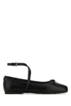 Michael Michael Kors Ballerine Collette In Pelle Nera Donna