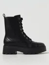 Michael Michael Kors Flat Ankle Boots  Woman Color Black In Schwarz