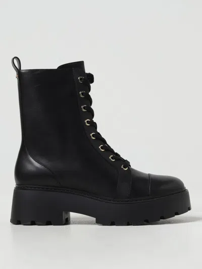 Michael Michael Kors Flat Ankle Boots  Woman Color Black In Schwarz