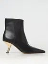 Michael Michael Kors Luna Leather Ankle Boots In Schwarz