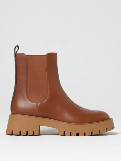MICHAEL MICHAEL KORS FLAT ANKLE BOOTS MICHAEL KORS WOMAN COLOR CAMEL,G09827042