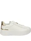 Michael Michael Kors Flatform Sneakers In White