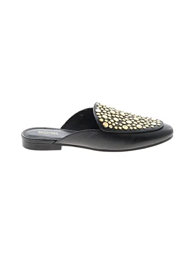 Pre-owned Michael Michael Kors Flats In Black