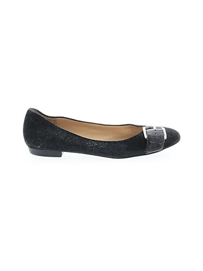 Pre-owned Michael Michael Kors Flats In Black