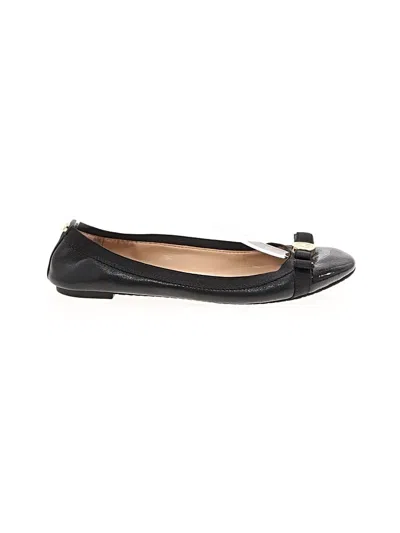 Pre-owned Michael Michael Kors Flats In Black
