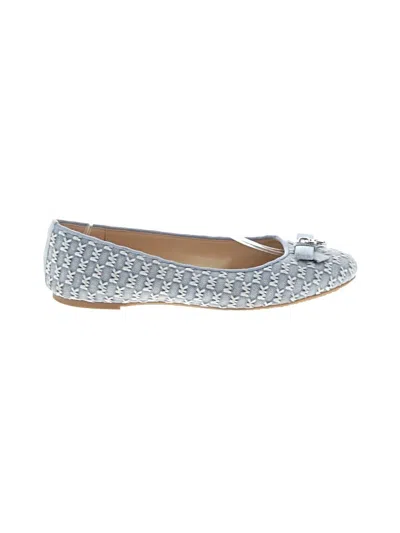 Pre-owned Michael Michael Kors Flats In Blue