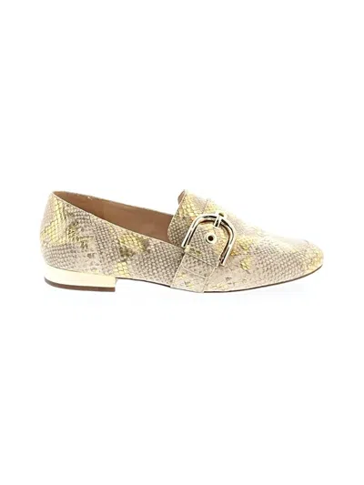 Pre-owned Michael Michael Kors Flats In Gold