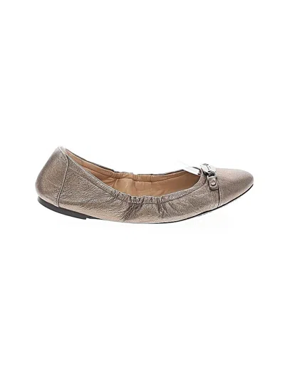 Pre-owned Michael Michael Kors Flats In Gold