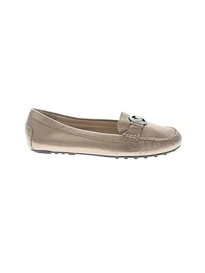 Pre-owned Michael Michael Kors Flats In Gold