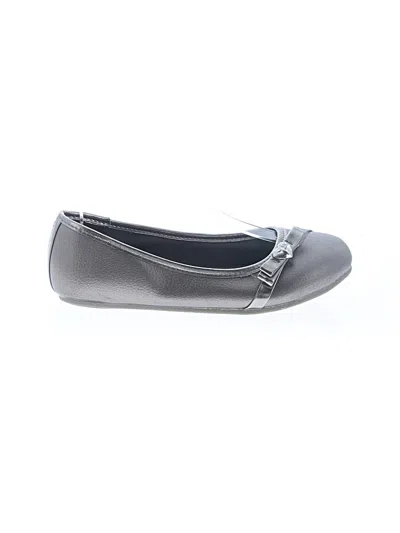 Pre-owned Michael Michael Kors Kids' Flats In Silver