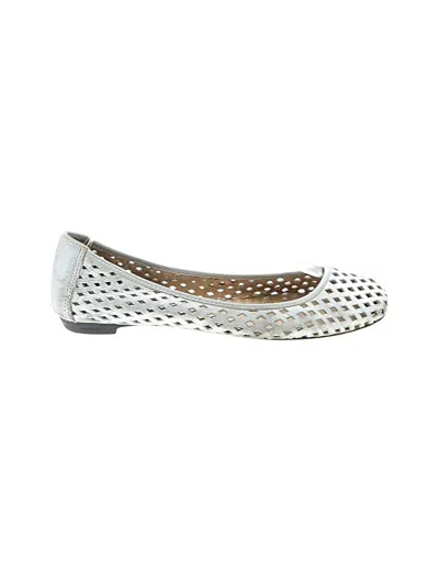 Pre-owned Michael Michael Kors Flats In Silver