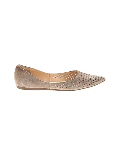 Pre-owned Michael Michael Kors Flats In Tan