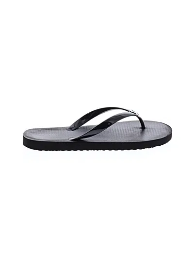 Pre-owned Michael Michael Kors Flip Flops In Black
