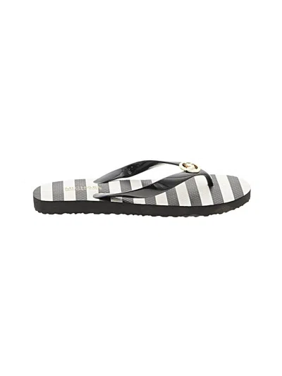 Pre-owned Michael Michael Kors Flip Flops In Black