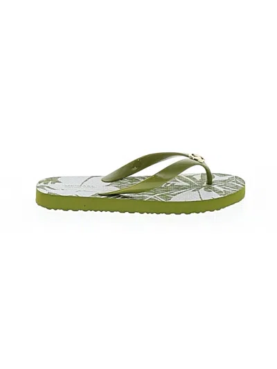 Pre-owned Michael Michael Kors Flip Flops In Green