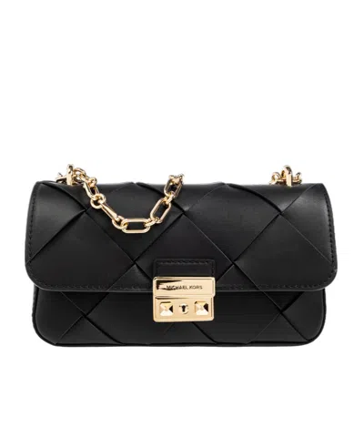 Michael Michael Kors Flip Shoulder Bag In Black