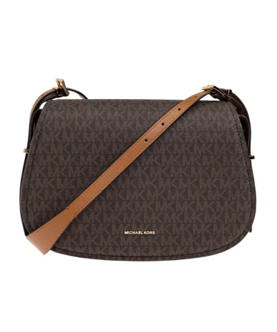 Michael Michael Kors Flip Shoulder Bag In Black