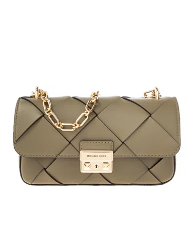 Michael Michael Kors Flip Shoulder Bag In Brown