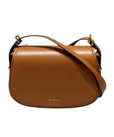 Michael Michael Kors Flip Shoulder Bag In Brown