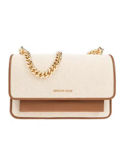 Michael Michael Kors Flip Shoulder Bag In Nude