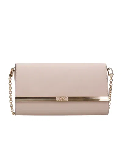 Michael Michael Kors Flip Shoulder Bag In Nude