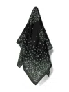Michael Michael Kors Floral-print Scarf In Brown