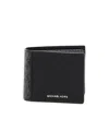Michael Michael Kors Folding Wallet In Black
