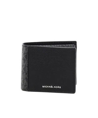 Michael Michael Kors Folding Wallet In Black